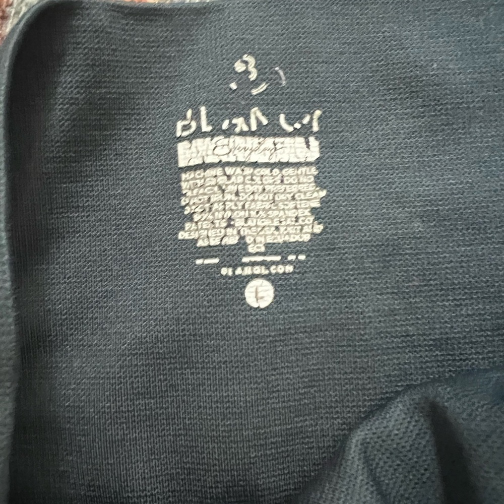 BLANQI Blue and Purple Compression Leggings - Picture 5 of 5